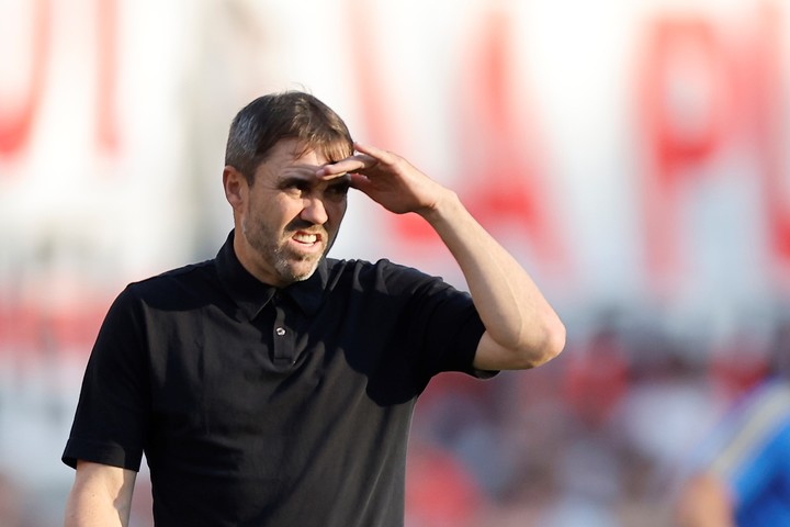 Coudet en el Súper. Foto: EFE/ Juan Ignacio Roncoroni