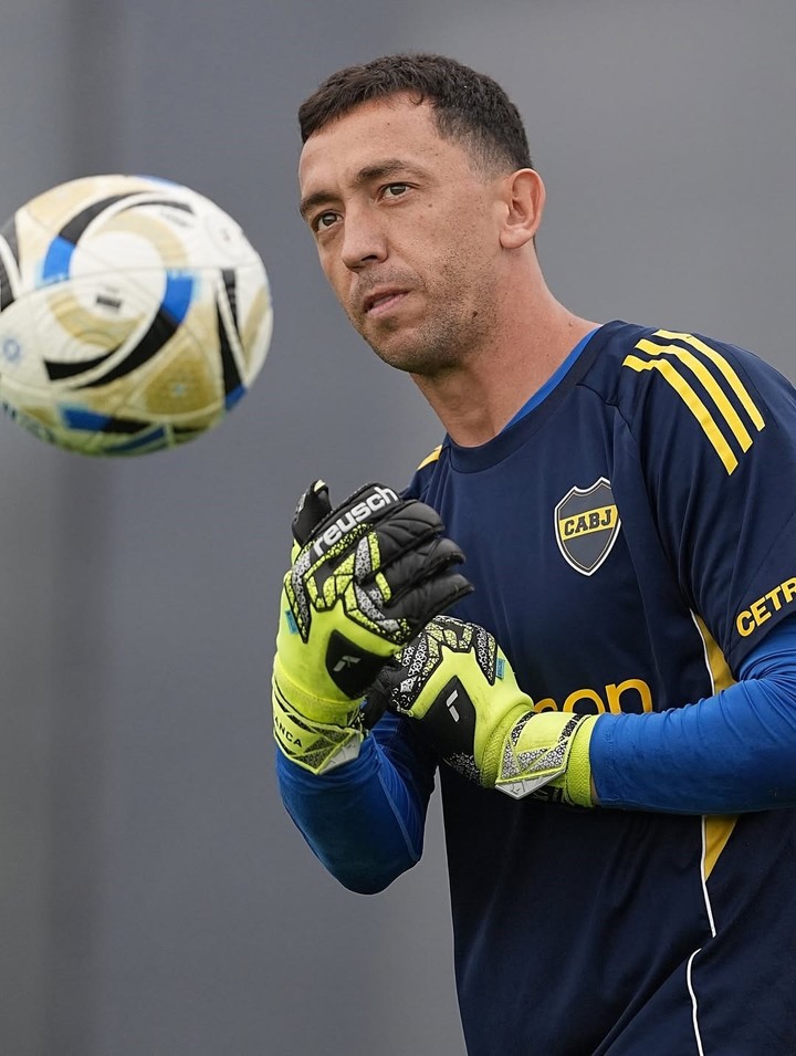 Marchesin volverá al arco (Prensa Boca).