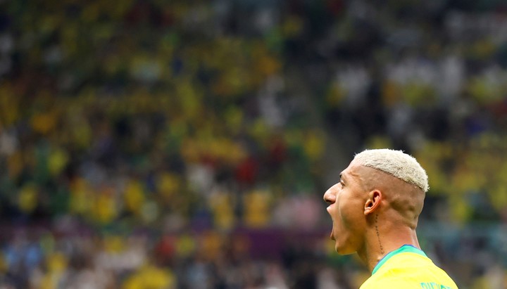 Richarlison vs. Serbia. (EFE)