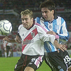 Hizo de las suyas: Chacho Coudet jugador, una bestia negra de Racing