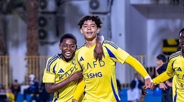 Cristiano Ronaldo Jr. brilla en las divisiones juveniles del Al Nassr con goles y regates.