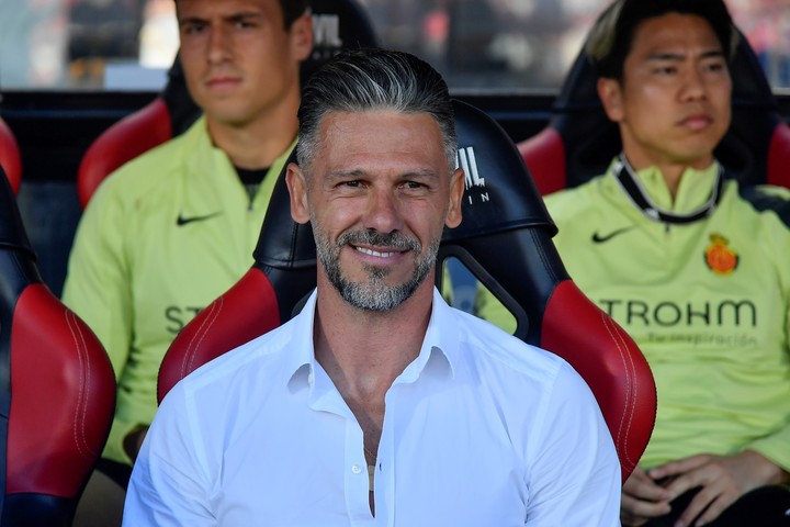 Demichelis, feliz por la victoria del Mallorca ante Real Madrid. EFE.