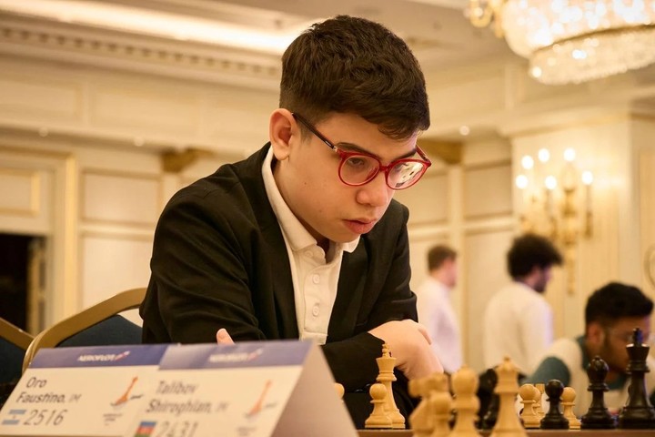 Faustino Oro, en su paso por el Abierto Aeroflot, donde quedó cerca de lograr la tercera norma de Gran Maestro.