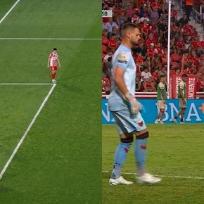 La comparación que hacen en España del penal no cobrado al Barcelona con una acción similar que pasó en la Liga Profesional