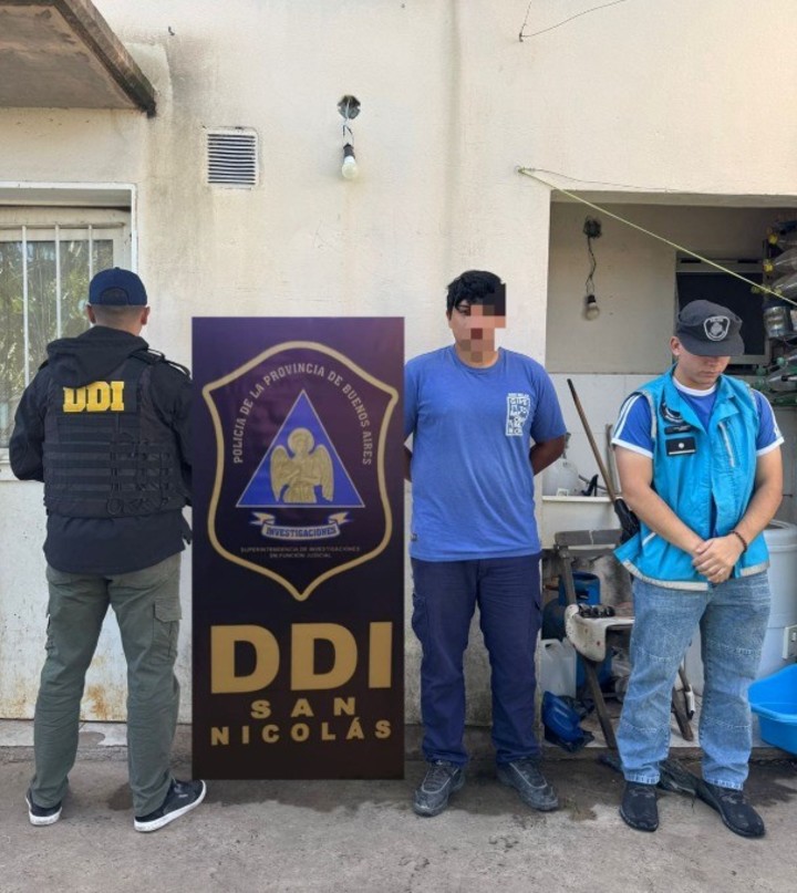 Un detenido por amenazas a Luis Ventura. (X: @mauroszeta)