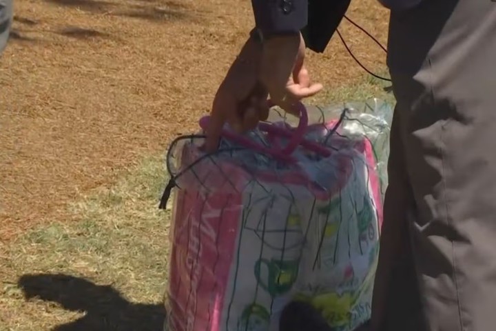 La bolsa de la señora.