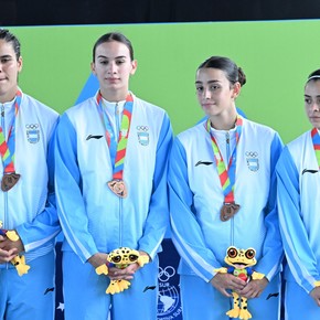 La Selección Argentina de básquet 3x3 se subió al podio en los Juegos Suramericanos de la Juventud