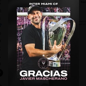Bomba en la MLS: Javier Mascherano dejó de ser el técnico del Inter Miami
