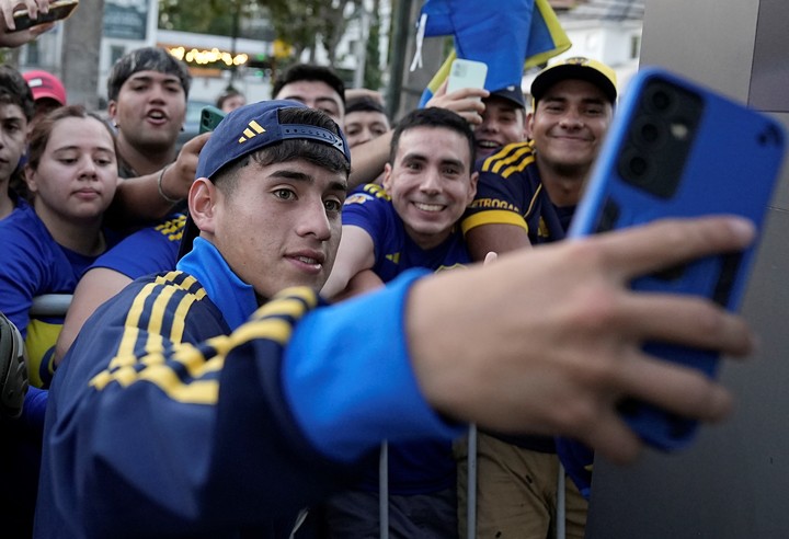 El pibe Aranda, la nueva joya. (Prensa Boca)