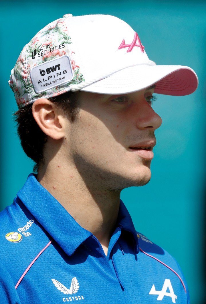 Franco Colapinto llegó al paddock de Miami para la cuarta fecha de la Fórmula 1.
(REUTERS)