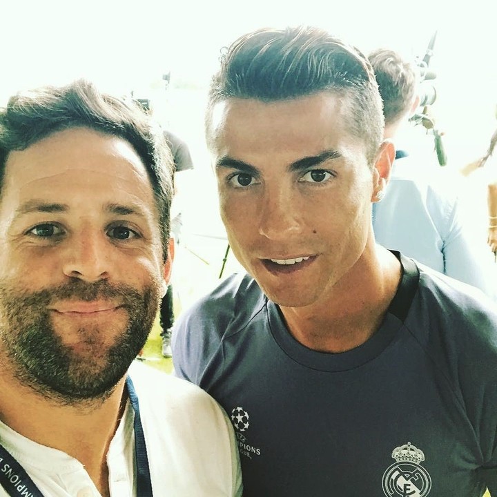 Con Cristiano Ronaldo.