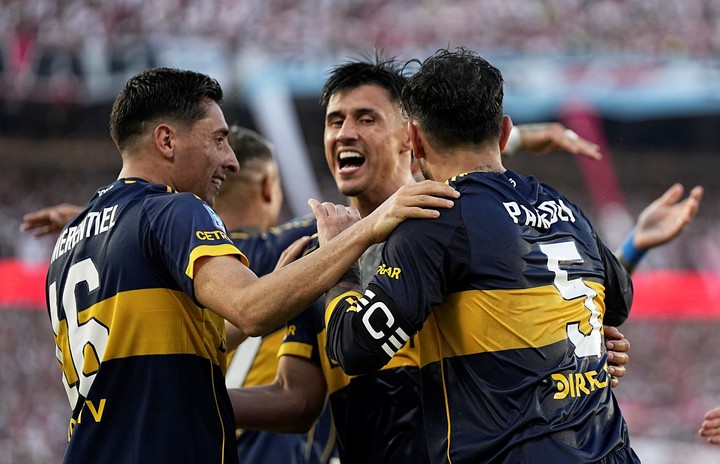 Bareiro en el River-Boca en el Monumental. Foto PRensa Boca