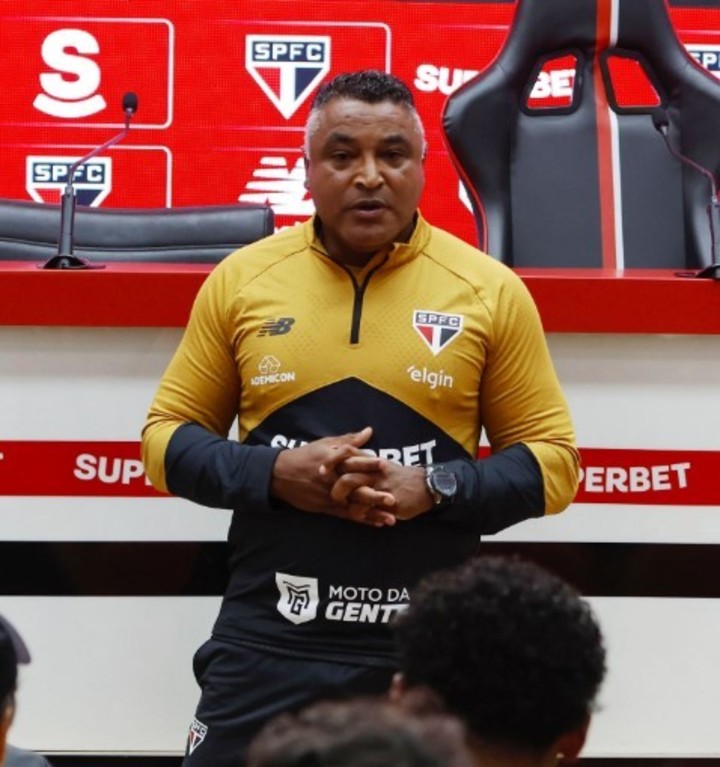 Roger Machado, DT de San Pablo.