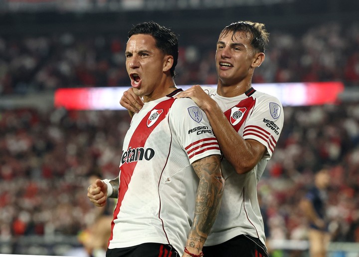 Driussi celebra su gol. REUTERS.