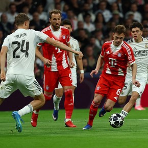 Partidazo de Champions: el Madrid y el Bayern igualan en un intenso partido