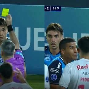 Video: el argentino Diago Giménez, del grupo de River, se fue expulsado por dos faltas en ¡seis segundos!