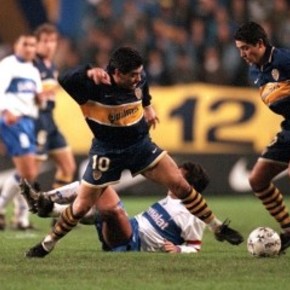 El histórico día en el que Maradona y Riquelme jugaron juntos ante la Católica