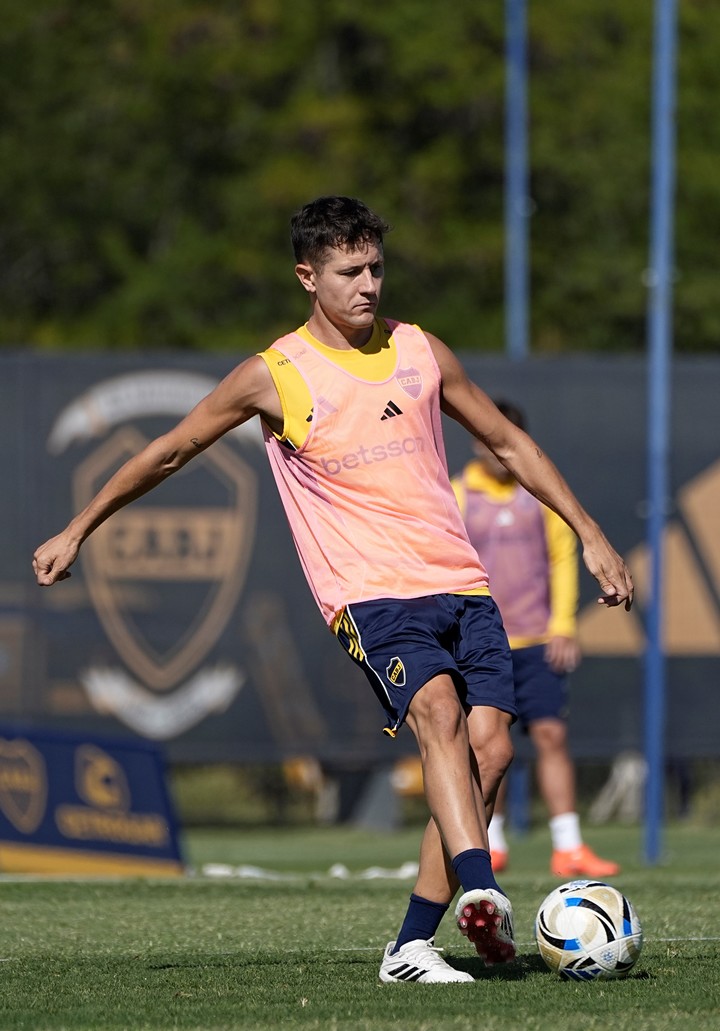 Boca se entrena en Chile y Ander podría ingresar en lugar de Paredes sancionado. (Foto: Prensa Boca)