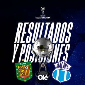 Las tablas de la Copa Sudamericana: Macará es líder en su zona