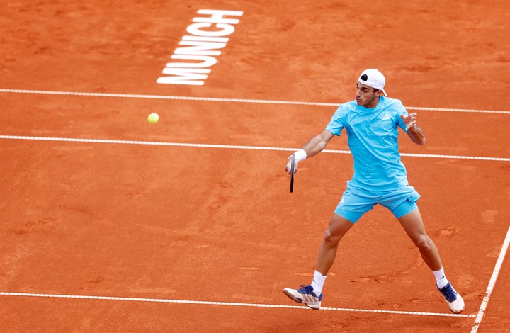 Cerúndolo, en acción en Múnich. (REUTER)