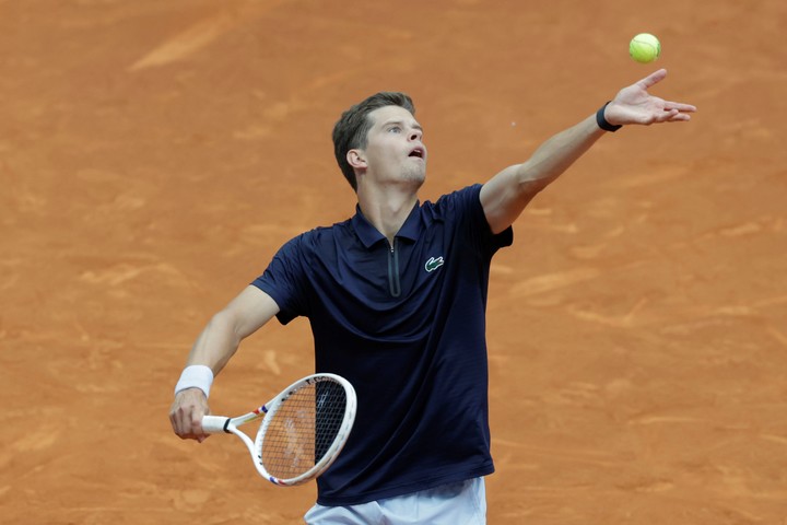 Blockx, la revelación de Madrid que dejó afuera a Cerúndolo. (EFE)