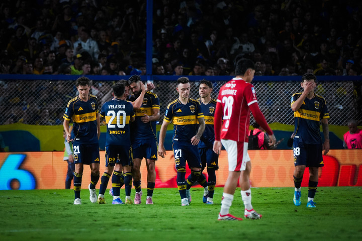 Boca independiente por la Liga profesional de Fútbol. Foto: Mariana Nedelcu - FTP CLARIN 1775950823904.jpg Z Invitado