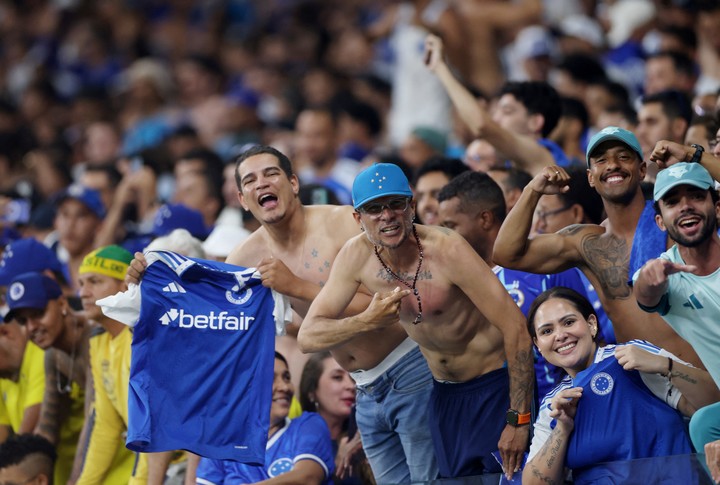 Los fans de Cruzeiro (Reuters). 