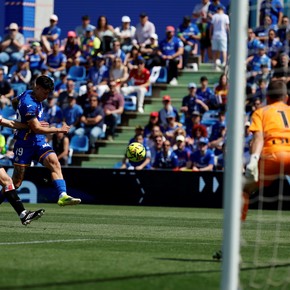 Con gol del ex Boca, Luis Vázquez, el Getafe no afloja y consiguió su sexto triunfo en los últimos ocho partidos