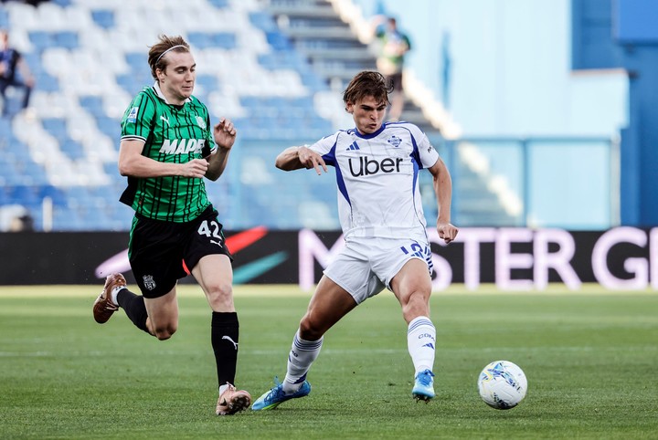 El pibe es bien visto por Scaloni para el Mundial (EFE/EPA/ELISABETTA BARACCHI).