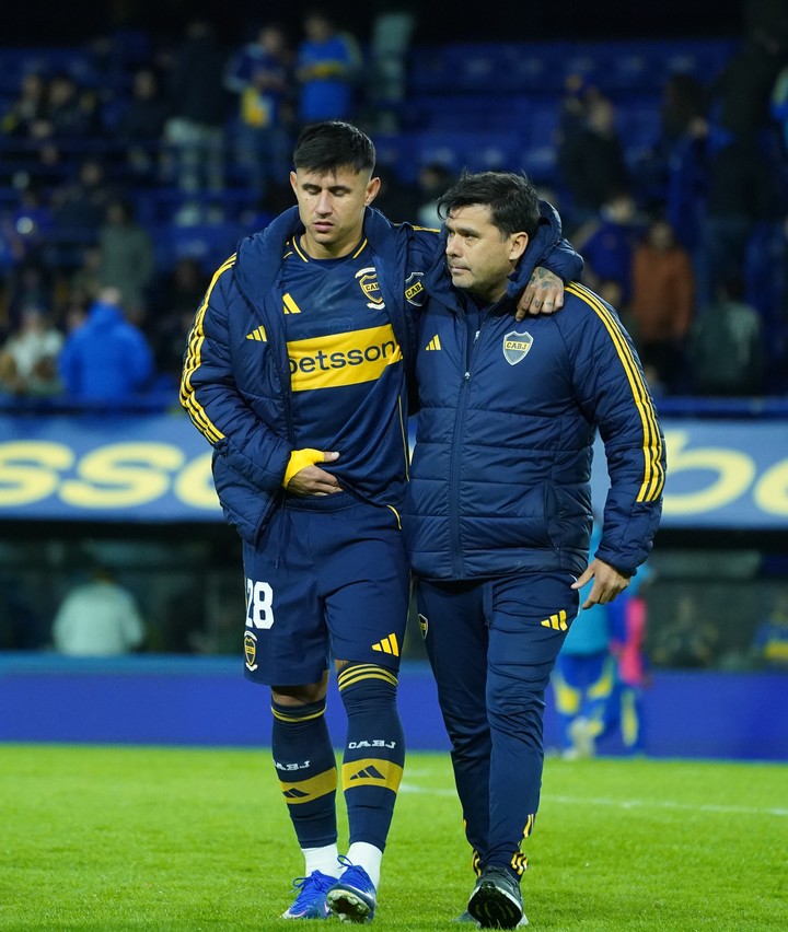 Bareiro y una lesión que lo complica.
Foto: Juan Tesone.