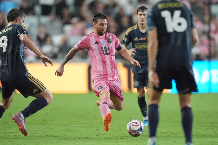 Lionel Messi ante Philadelphia Union (AP).