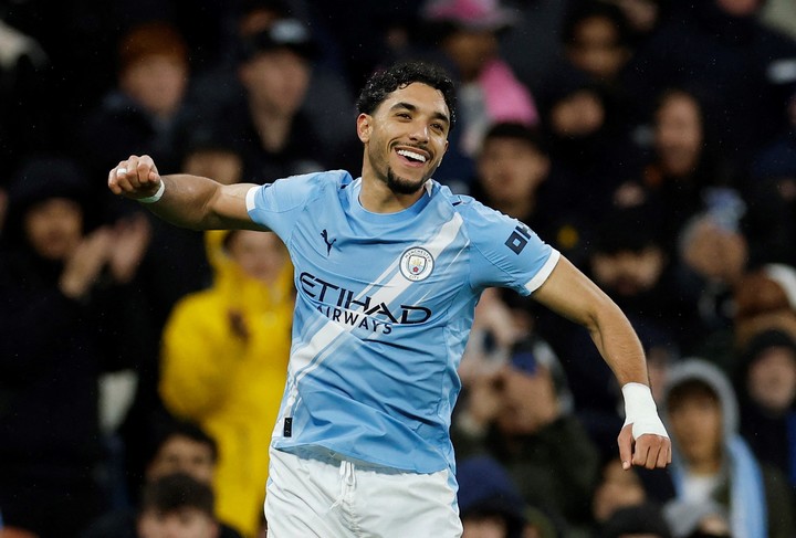 Omar Marmoushen la victoria ante Crystal Palace (Reuters/Jason Cairnduff)