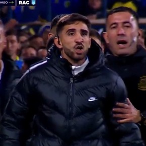 "Corrupto", el insulto del hijo de Costas a Herrera tras las dos expulsiones en Racing