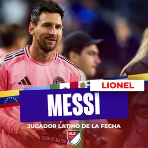 Jugador Latino de la Jornada 13 de la MLS: Lionel Messi, el que no se cansa de anotar y brillar