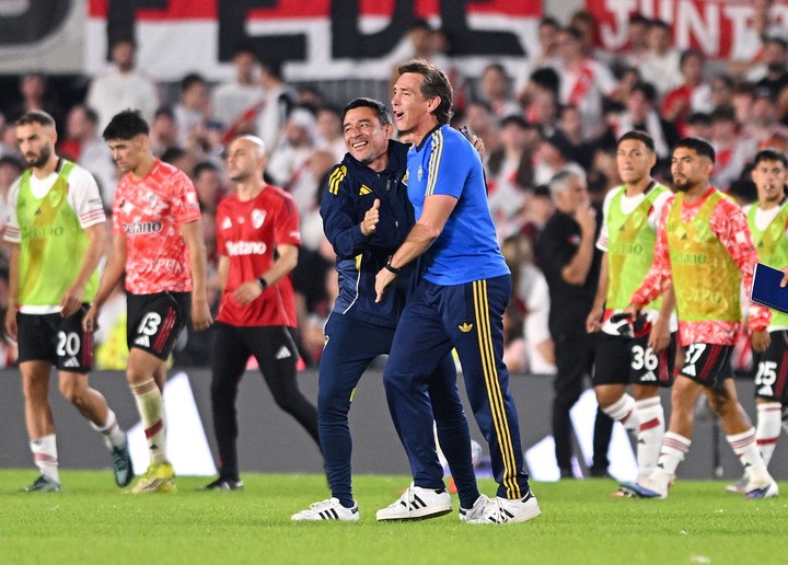 El 19 de abril, Boca le ganó a River en el Monumental. Y Claudio Ubeda era eje de elogios por unanimidad. (REUTERS/Rodrigo Valle)
