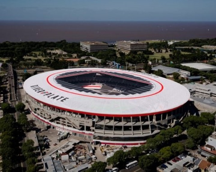 Así quedaría el Monumental el Monumental techado en el sector externo.