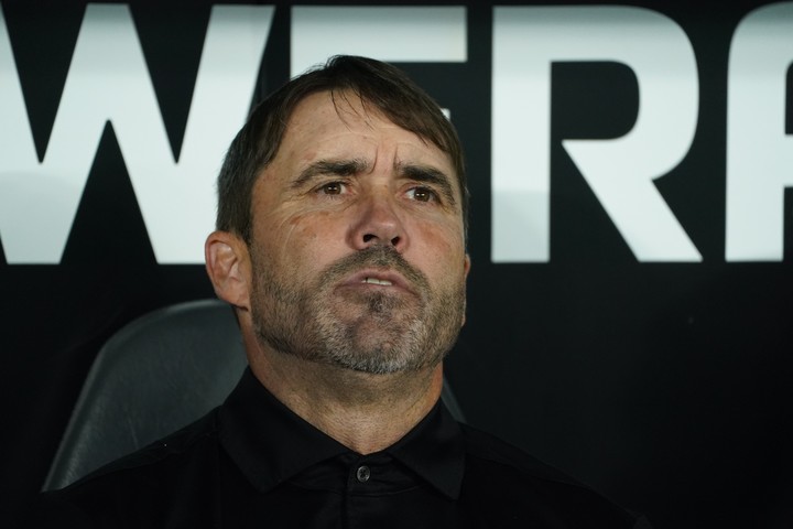 Chacho como deté de River. Foto Juano Tesone 