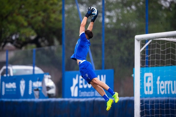Agustín Cortez, arquero de Vélez. (FOTO: Instagram)