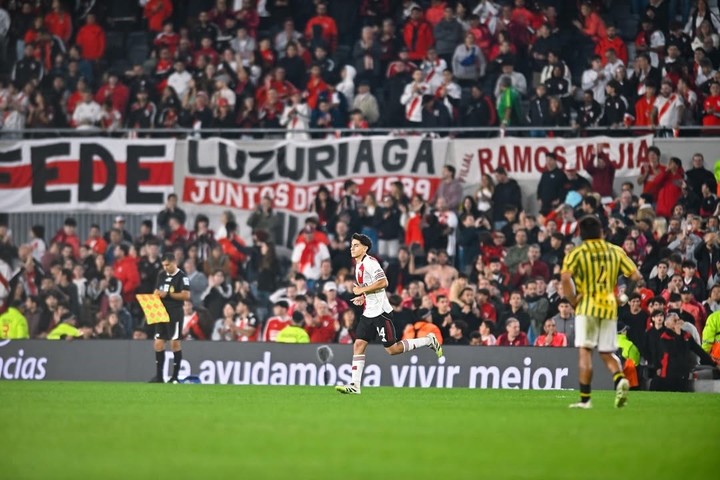 El debut de Lucas Silva en River (IG Lucas Silva).