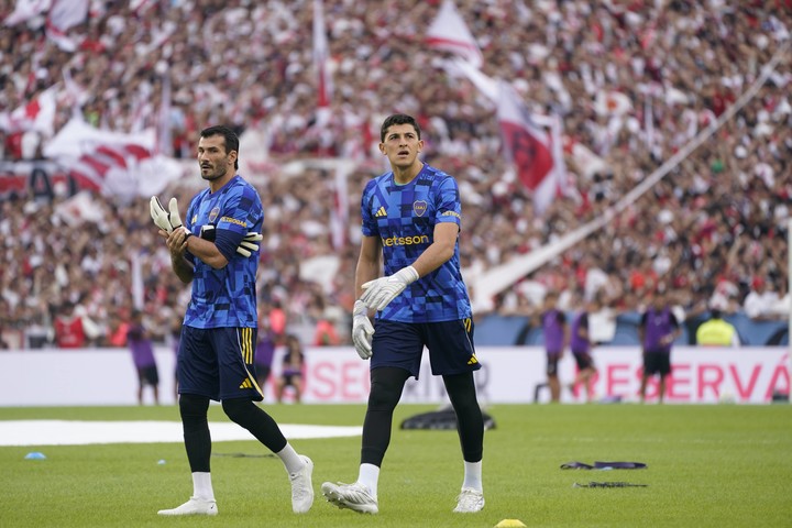 García estuvo este viernes en la práctica de fútbol, pero en Boca no descartan a Brey.