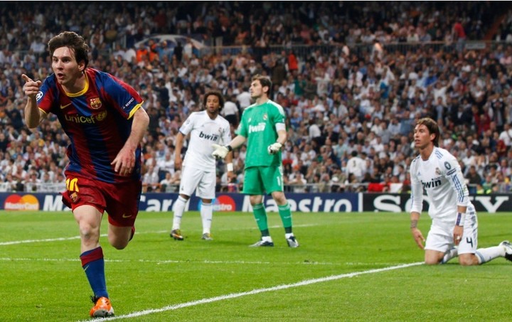 Messi, fue clave en esos duelos del 2011 contra el Real Madrid.