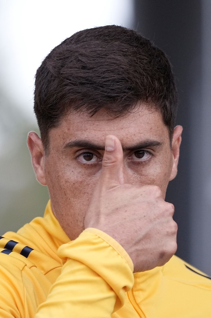 Merentiel, el que está siempre. Titular ante Cruzeiro (Prensa Boca).