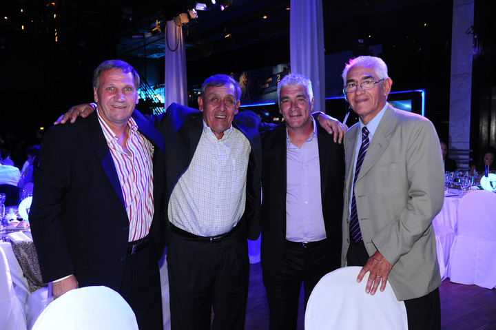 Avallay junto a Trossero, De Felippe y Pancho Sá en 2013 (Bairo). 