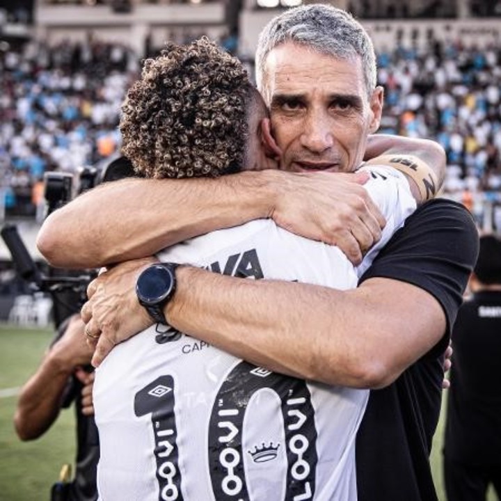 Vojvoda y Neymar en Santos.
