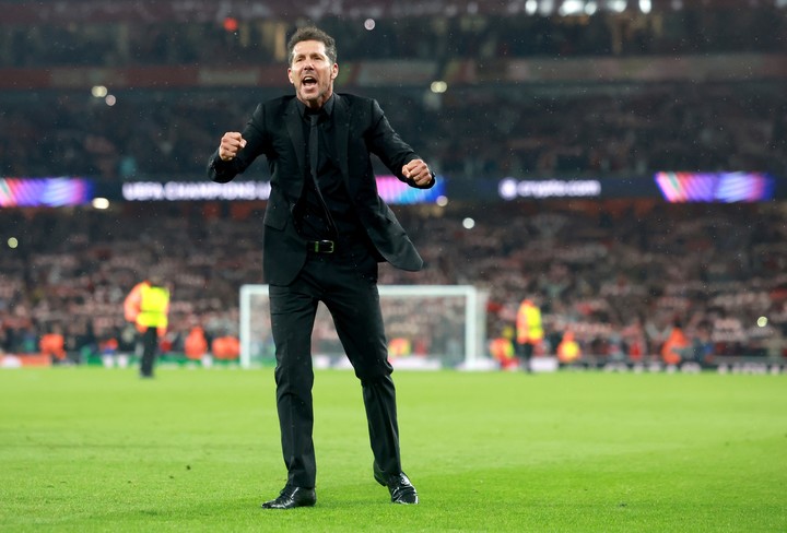 Simeone, DT del Atlético (EFE). 