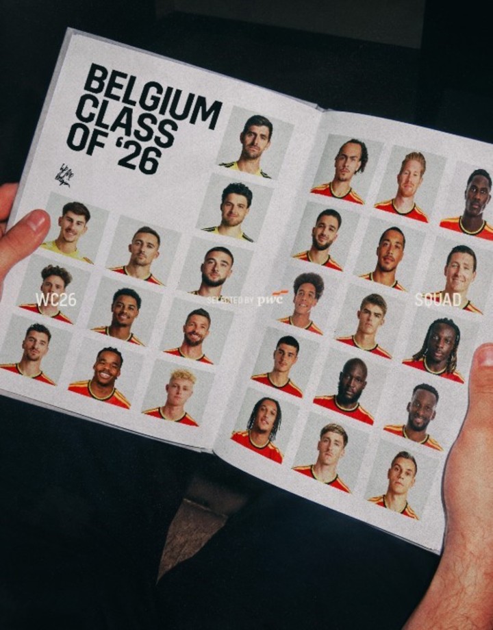Los convocados por Bélgica (Foto: Belgian Red Devils).