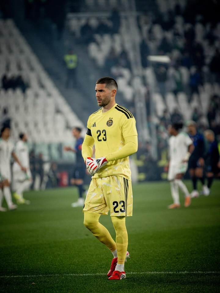 Luca Zidane en la selección de Argelia.