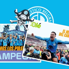 Atentos hinchas de Belgrano: este miércoles con tu Olé, ¡el póster del Pirata campeón del Apertura!