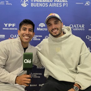 Chingotto y Galán: la pica Argentina-España y las promesas de un "luchador" y un "rottweiler" si ganan el Premier Padel Buenos Aires