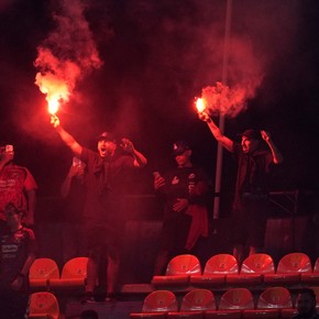 Se suspendió Independiente Medellín - Flamengo por fuego en una tribuna